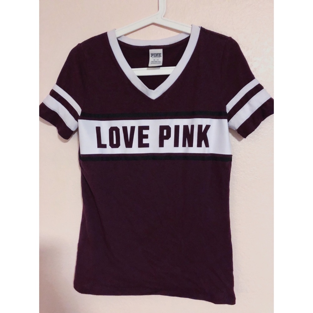 PINK T-Shirt (Burgundy)